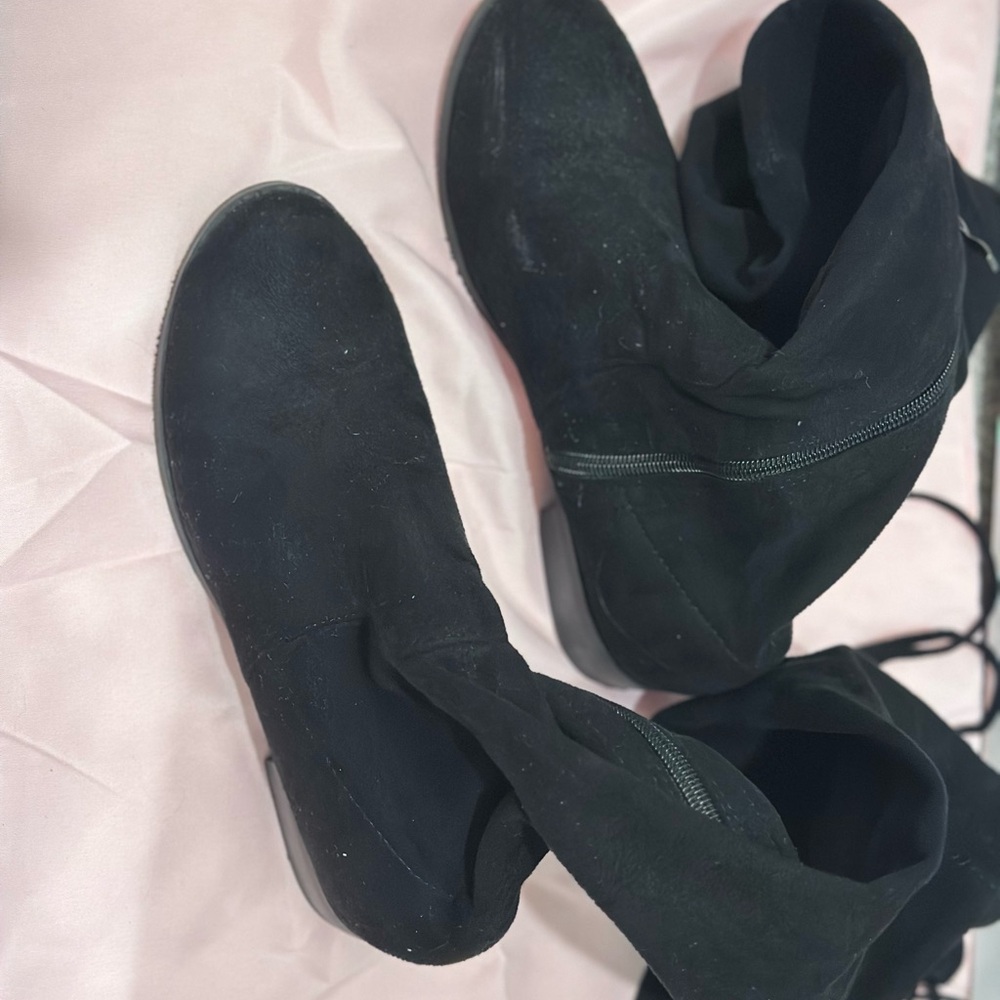 Black OTK Boots